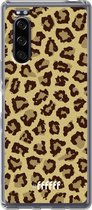 Sony Xperia 5 II Hoesje Transparant TPU Case - Jaguar Print #ffffff