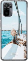 6F hoesje - geschikt voor Xiaomi Redmi Note 10 Pro -  Transparant TPU Case - Sailing #ffffff