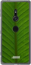 6F hoesje - geschikt voor Sony Xperia XZ2 -  Transparant TPU Case - Unseen Green #ffffff