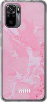 6F hoesje - geschikt voor Xiaomi Redmi Note 10 Pro -  Transparant TPU Case - Pink Sync #ffffff