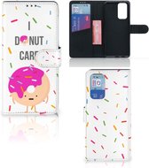 Smartphone Hoesje OnePlus 9 Pro Bookcase met Quotes Donut Cadeautjes voor Meisjes