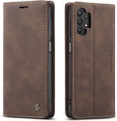 CaseMe Book Case - Samsung Galaxy A32 5G Hoesje - Donkerbruin