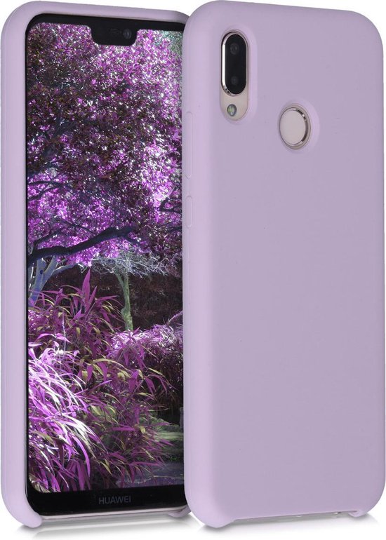 kw étui pour téléphone mobile pour Huawei P20 Lite - Étui avec revêtement  en silicone... | bol