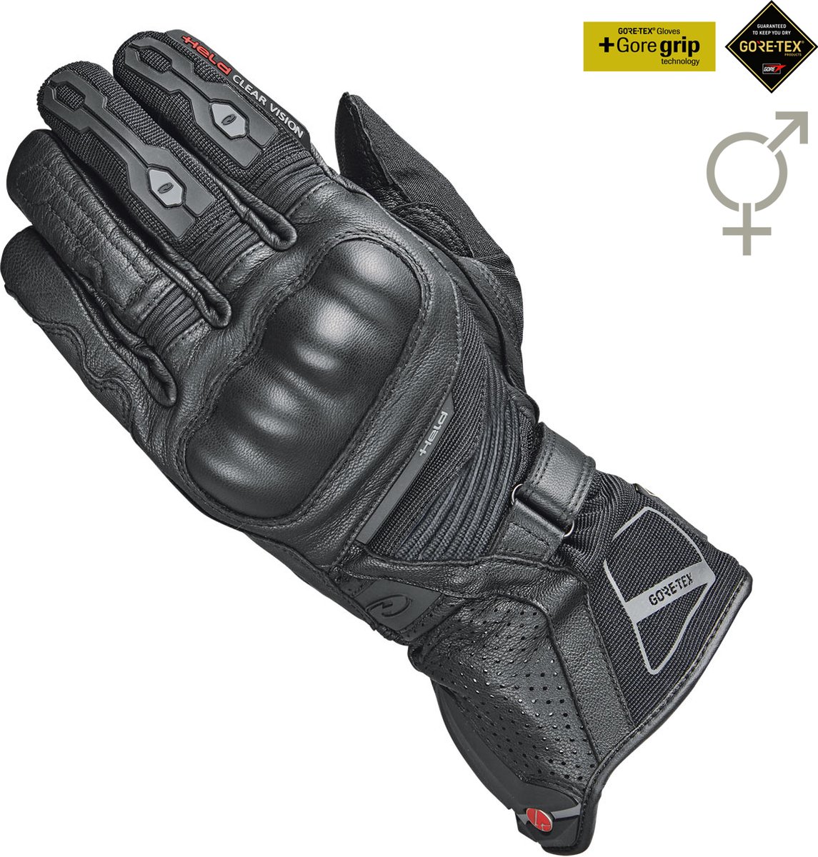 HELD SCORE 4.0 GORE-TEX® motorhandschoenen + Gore Grip Zwart 9
