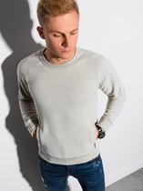 Sweater heren - B1156 - Lichtgrijs