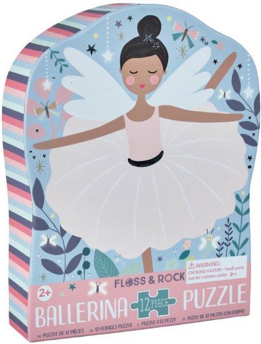 Floss & Rock Ballerina Puzzel 12 st. - 28 x 28 cm