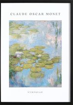 Monet Nympheas Poster (21x29,7cm) - Wallified - Abstract - Poster - Print - Wall-Art - Woondecoratie - Kunst - Posters