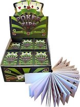Poker filtertips 24 pcs/booklet 52 tips