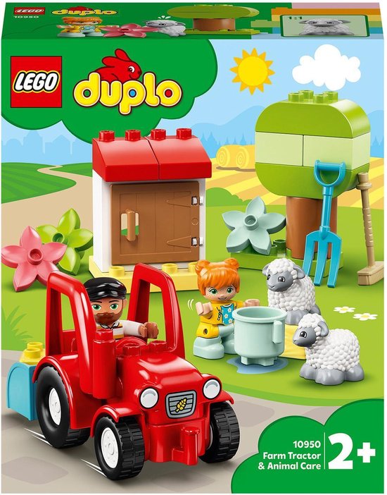 Afbeelding van LEGO DUPLO Landbouwtractor en Dieren Verzorgen - 10950 speelgoed