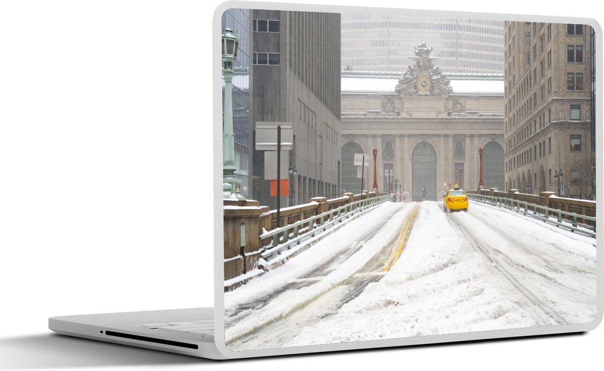 Afbeelding van product SleevesAndCases  Laptop sticker - 17.3 inch - New York - Winter - Station