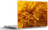 Laptop sticker - 14 inch - Paardenbloem - Geel - Abstract - 32x5x23x5cm - Laptopstickers - Laptop skin - Cover