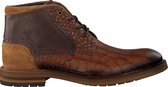Mazzeltov J4700 Veterboots - Laarzen Met Veters - Heren - Cognac - Maat 46