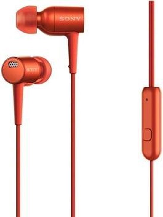 Sony h.ear MDR-EX750NA - Hi-Res audio - In-ear oordopjes met Noise Cancelling - Rood