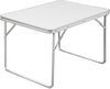 Casaria - Aluminium Inklapbare Tuintafel - Campingtafel - 80x60x68 cm