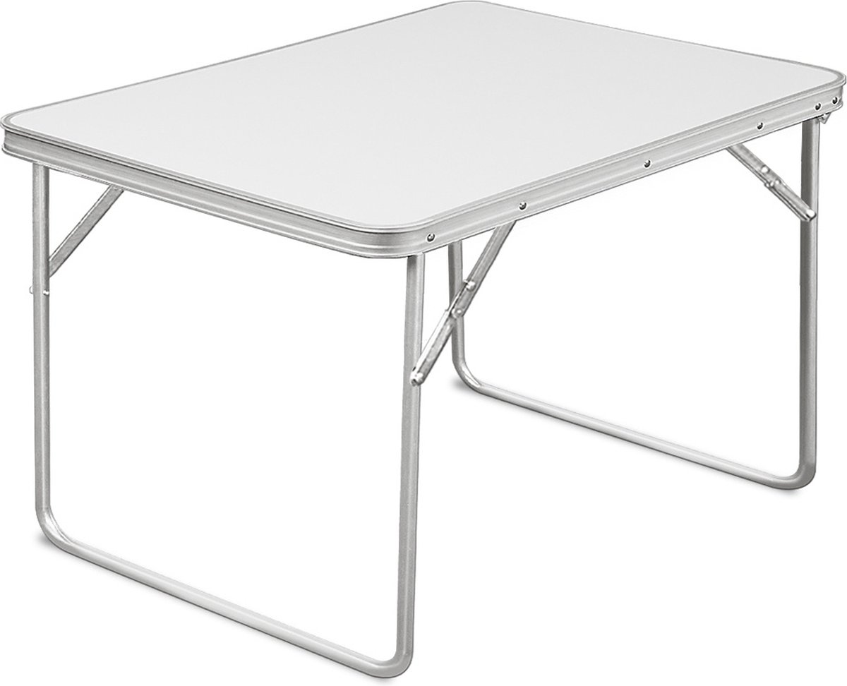 Casaria - Aluminium Inklapbare Tuintafel - Campingtafel - 80x60x68 cm