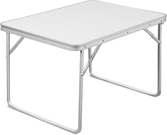 Foto: Casaria aluminium inklapbare tuintafel campingtafel 80x60x68 cm