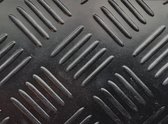 Ikado  Rubberen loper op maat met traanplaatmotief, 3mm  120 x 330 cm