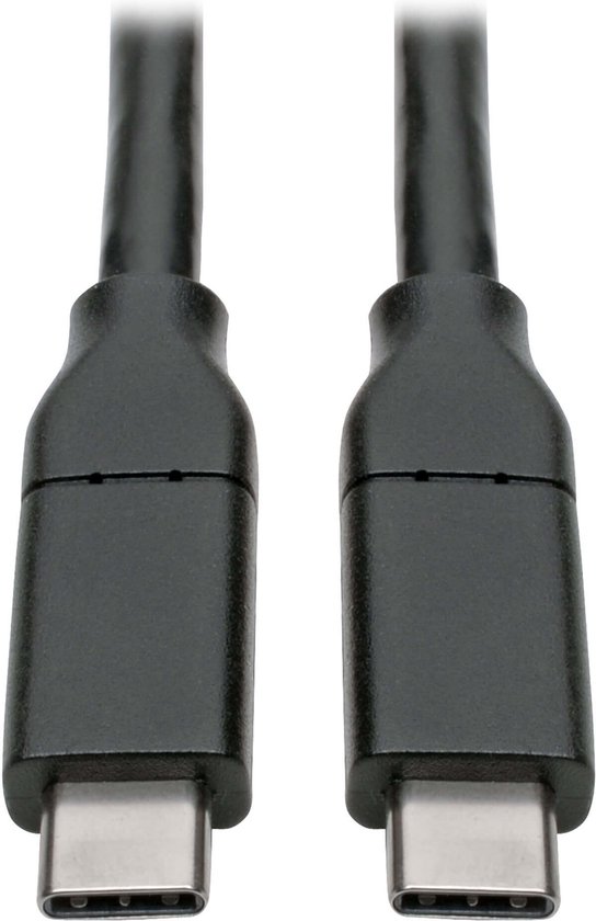 Tripp Lite U040-C13-C-5A câble USB 3,96 m USB 2.0 USB C Noir