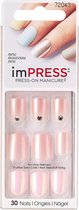 Kiss imPRESS Press-on Manicure Goal Digger- Kunstnagels - Nagels - Press on nails - Plaknagels - Nepnagels - 30 stuks - Beste Kwaliteit