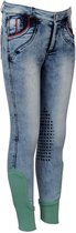 Harry's Horse Rijbroek  Diva Camo Knie Grip Kids - Denim - 140
