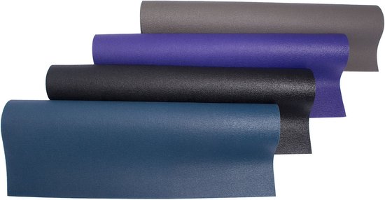 Yogamat studio grijs extra breed - Lotus | 4,5 mm | fitnessmat | sportmat | pilates mat