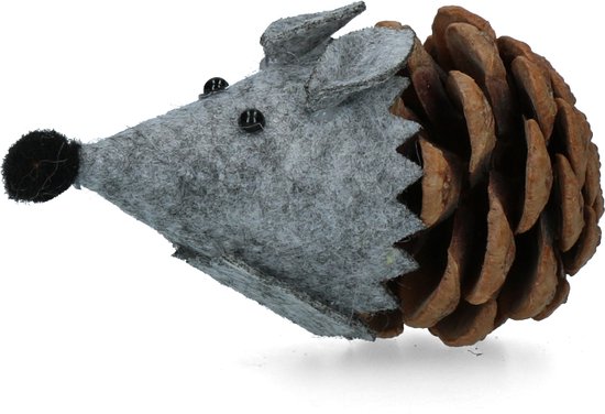 Forest Friends Mouse Grey – Kattenspeeltje met Madnip - Kattenspeelgoed – Kattenkruid Kattenspeeltjes - 8 cm