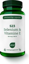 AOV 523 Selenium & Vitamine E (100 mcg / 300 ie) - 60 vegacaps - Mineralen- Voedingssupplement