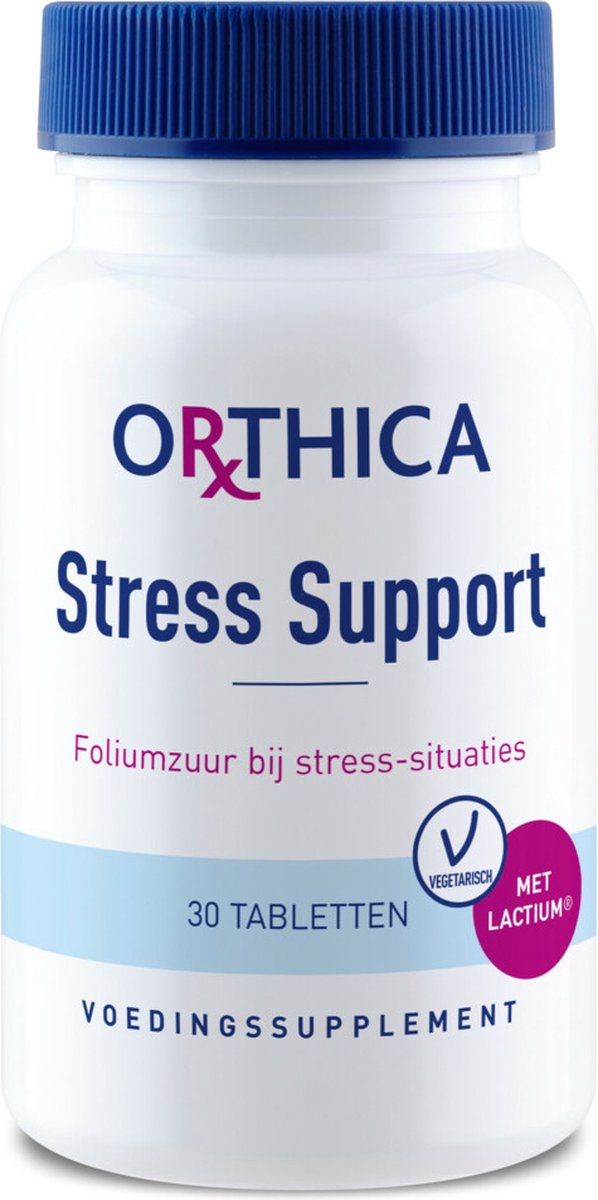 Orthica Stress Support (supplement met foliumzuur) - 30 tabletten | bol.com