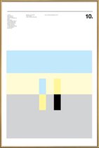 JUNIQE - Poster met kunststof lijst Oasis What's The Story Morning