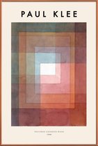 JUNIQE - Poster met kunststof lijst Klee - White Framed Polyphonically