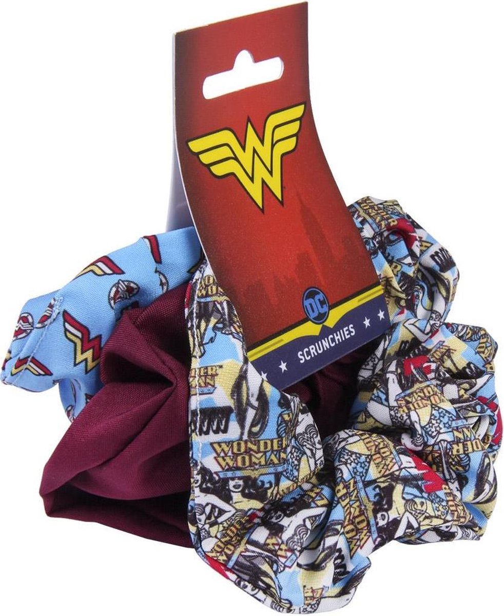 Wonder Woman Haar Accessoires Scrunchies 3 stuks