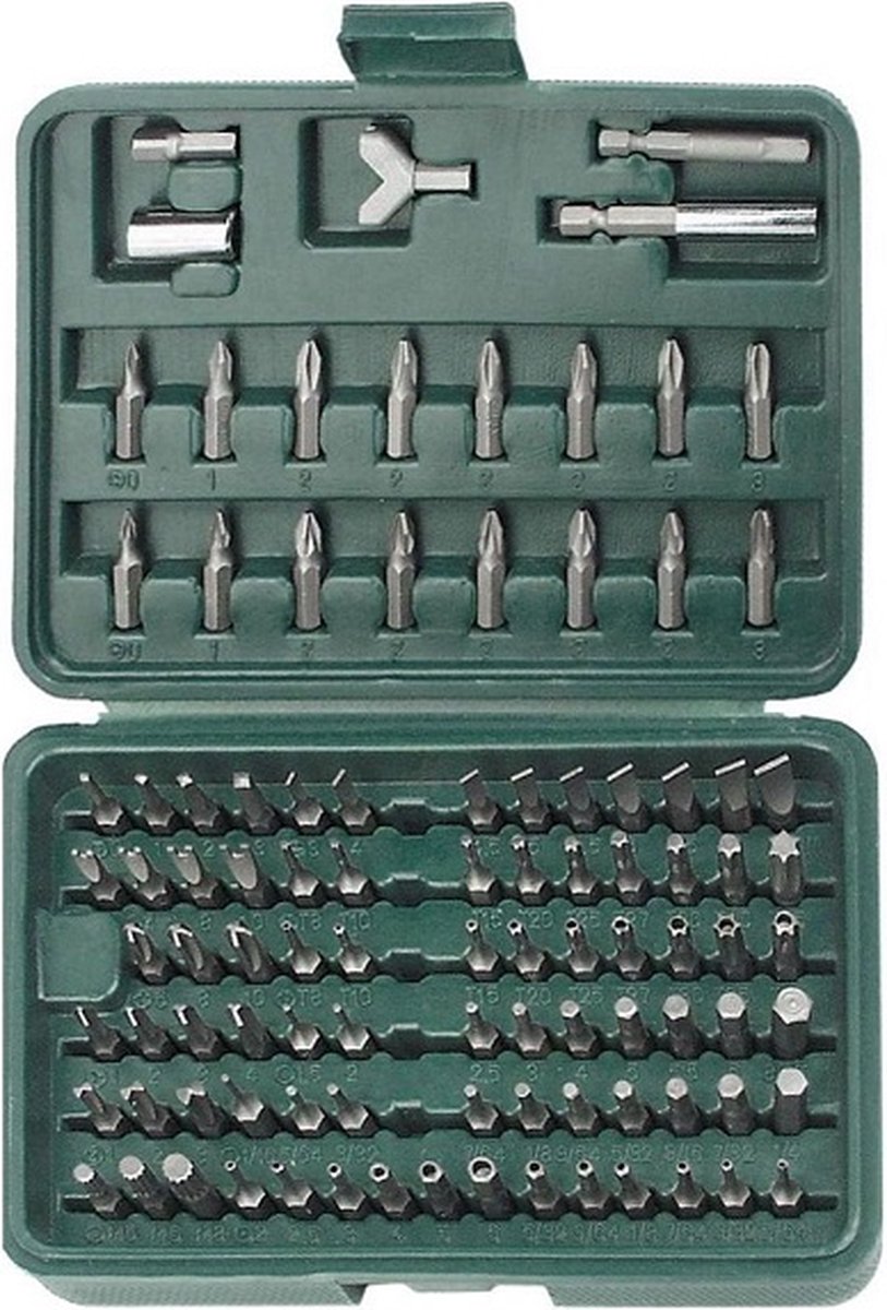 MANNESMANN 100-delige set bitjes