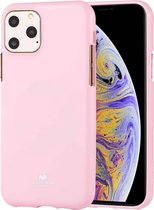 GOOSPERY JELLY TPU schokbestendig en kras-hoesje voor iPhone 11 Pro Max (roze)