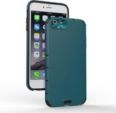 Voor iPhone 6 Plus & 6s Plus schokbestendige graan PC + TPU Case (groen)