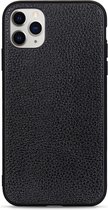 Voor iPhone 11 Pro Max Litchi Texture lederen opvouwbare beschermhoes (zwart)