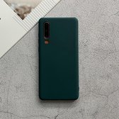 Voor Huawei P30 schokbestendig mat TPU beschermhoes (groen)