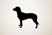 Silhouette hond - Schweizerischer Niederlaufhund - XS - 25x30cm - Zwart - wanddecoratie