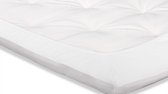 Beter Bed Select Jersey Hoeslaken pour Topper - 100% Katoen - 200 x 200/210/220 cm - Wit