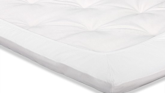 Beter Bed Select Hoeslaken Jersey voor topper - 200 x 200/210/220 cm - Wit