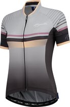 Rogelli Impress Fietsshirt - Korte Mouwen - Dames - Grijs, Goud - Maat XS