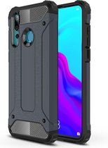 Magic Armor TPU + PC Combinatie Case voor Huawei Nova 4 (Navy Blue)