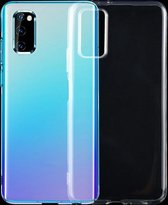 Voor Huawei Honor V30 0.75mm ultradunne transparante TPU zachte beschermhoes