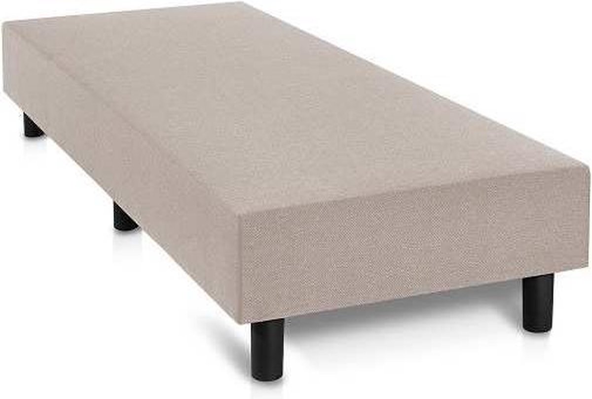 Bed4less Boxspring 80 x 200 cm - Losse Boxspring - Eenpersoons - Beige