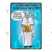 Retro Muur Decoratie uit Metaal Belgisch Bier 20x30cm DU-10143