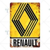 Retro Muur Decoratie uit Metaal Vintage Renault Signs 3