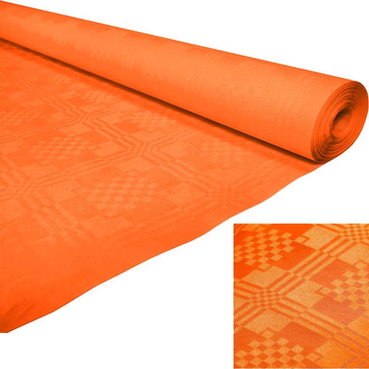 Wefiesta Tafelkleed Op Rol 1,19 X 8 M Papier Oranje