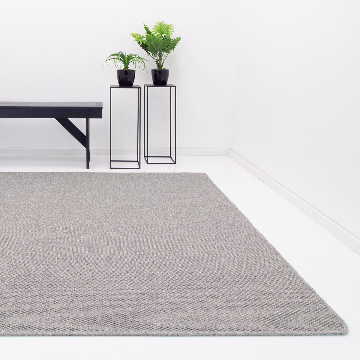 Vloerkleed Casablanca Natura Geweven Silver | 170 x 230 cm