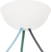 CableCup Trio plafondkap 3 snoeren Ø14,4 cm - wit rond - flexibel