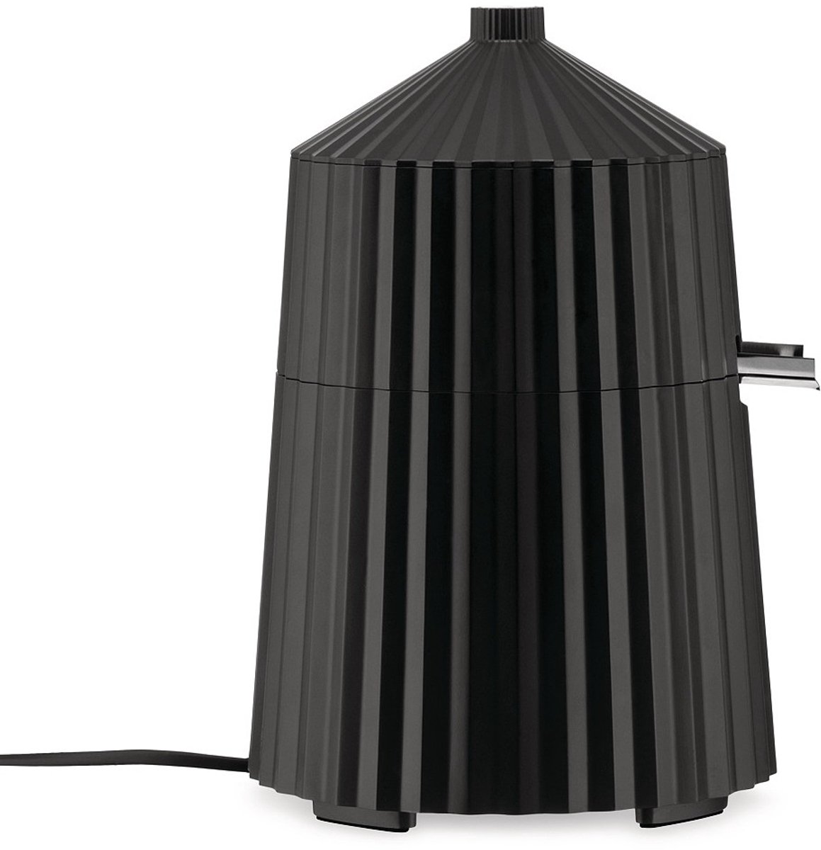 Alessi Plissé elektrische citruspers kunststof zwart