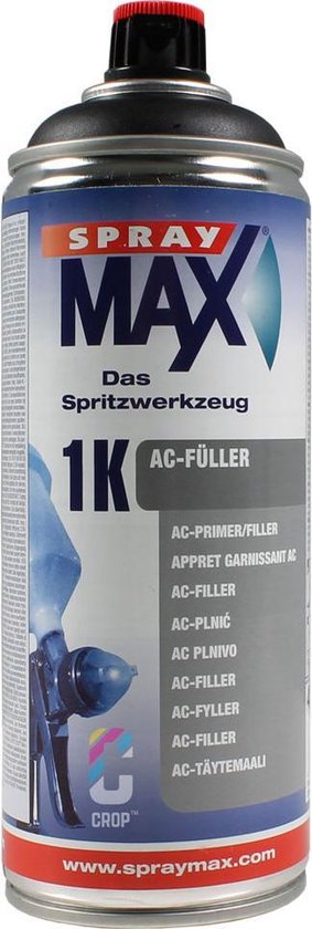 1K Acrylfiller Primer in Spuitbus SprayMax - Donker grijs (Value-Shade 6)